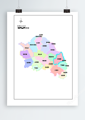 【定制】江西省上饶市玉山县乡镇矢量地图