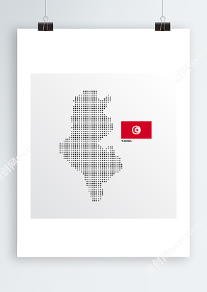 Tunisia地图Ai锚点数据信息分布图