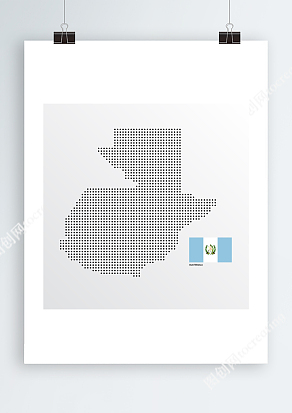 Guatemala地图Ai锚点地图信息分布