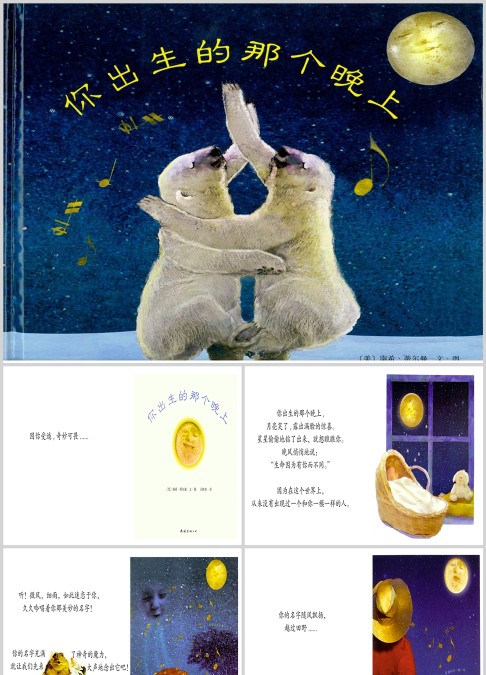 你出生的那个晚上绘本故事ppt