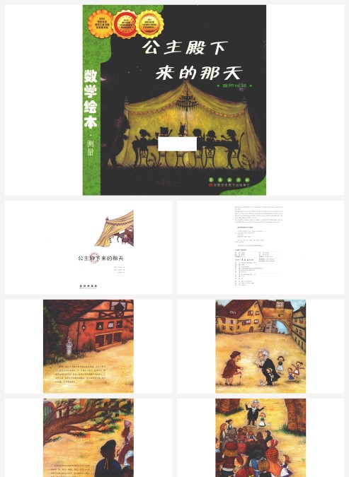 数学绘本公主殿下来的那天面积比较PPT
