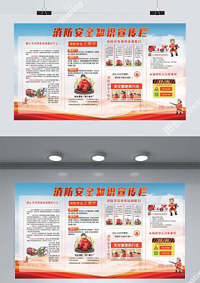 消防安全知识宣传展板