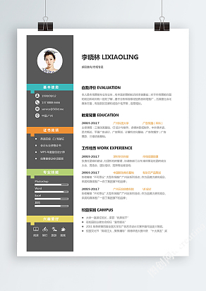 市场专员求职简历