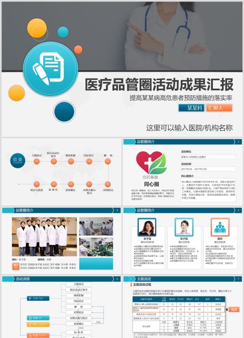 医疗品管圈活动成果汇报