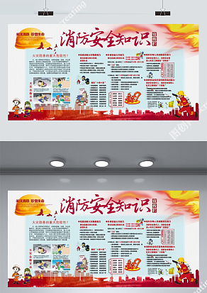 消防安全知识展板