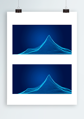 2021折线山丘背景图