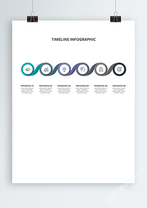 创意时间轴图表