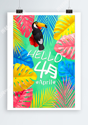 HELLO 4月 清新夏天