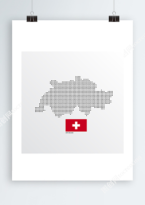 瑞士Ai锚点地图数据信息分布图表