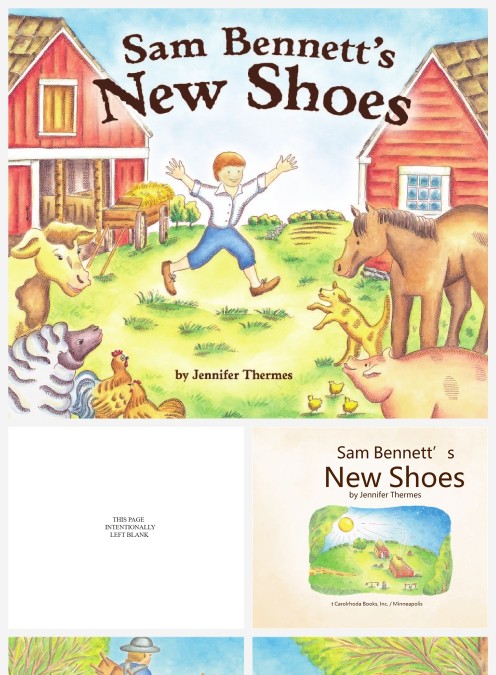 英语绘本Sam Bennett's New Shoes