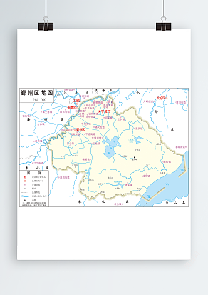 鄞州区政区图（高清EPS版 ）