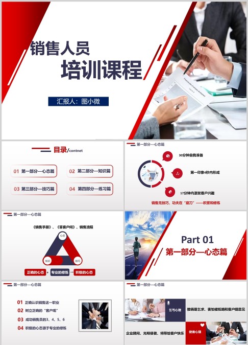 销售人员培训课程PPT