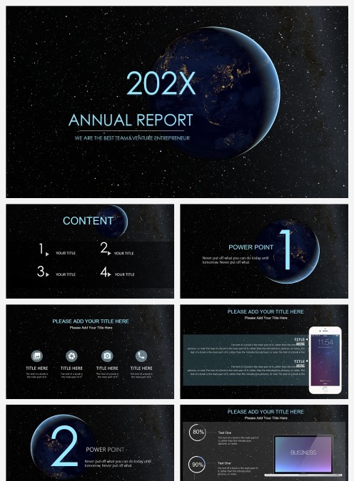 商务欧美ppt模板简约高端大气 商业工作汇报时尚极简风素材