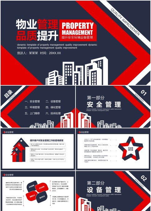 2021现代化物业管理品质提升安全 环境设备管理