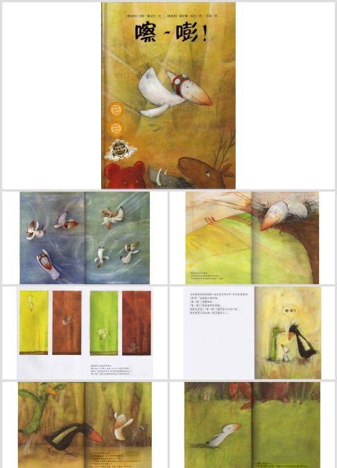 绘本《嚓-嘭!》|一只鸟所经历的黑白色岁月