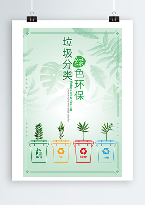 垃圾分类，绿色环保