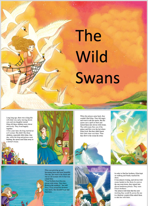 高清英语绘本故事《黑天鹅》