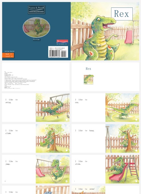 卡通英语绘本rex教学PPT