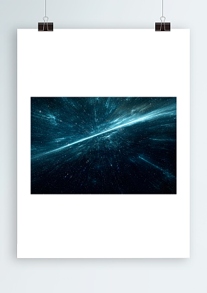 简约大气宇宙背景帷幕设计图