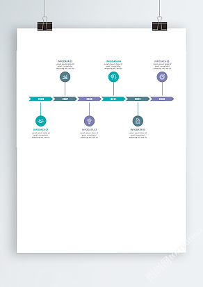 6步简约时间轴可视化图表