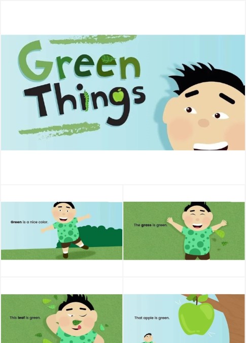 英语绘本greenthings