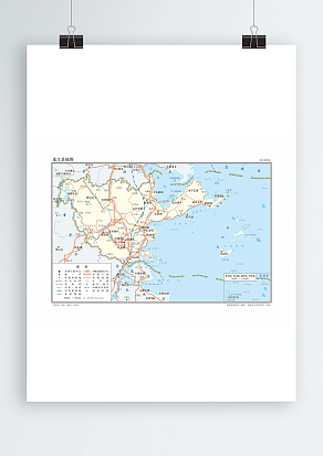 连江县地图_基本要素版（高清PDF版）