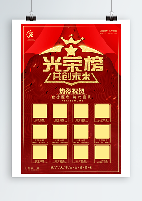 金榜题名，共创未来，特此喜报