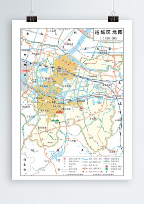 越城区全要素地图（高清EPS版）