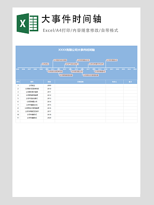 excel自动生成时间轴