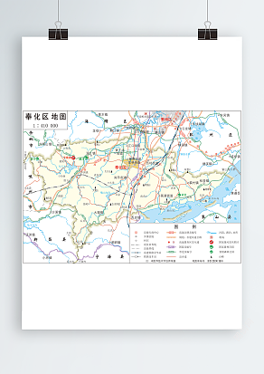 奉化区全要素地图（高清EPS版）