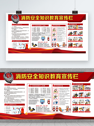消防安全知识教育宣传专栏