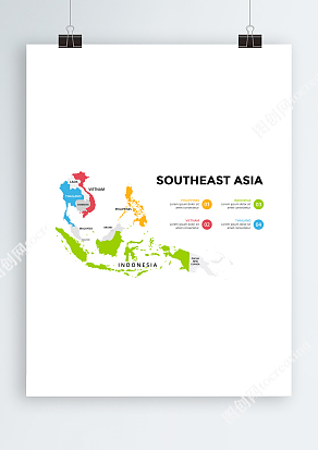 Southeast Asia国家可拆分地图