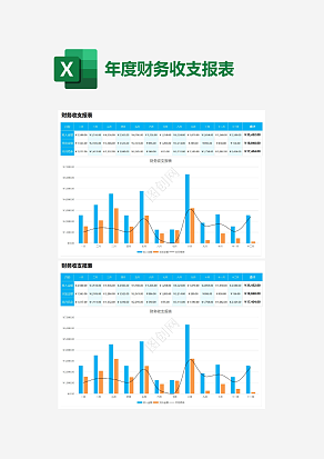 年度财务收支报表