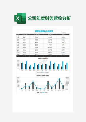 年度财务营收分析报表