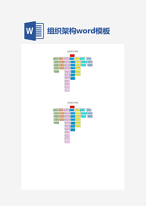 彩色主题医院组织架构
