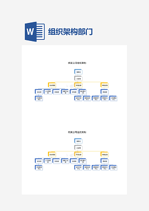 档案公司组织架构
