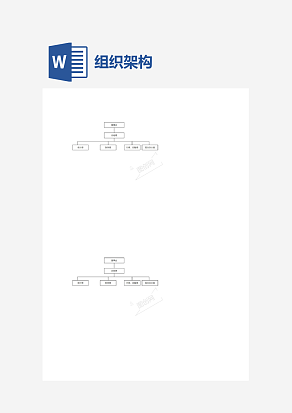组织架构及岗位职责word文档