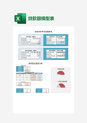 逆算利率和贷款额模型