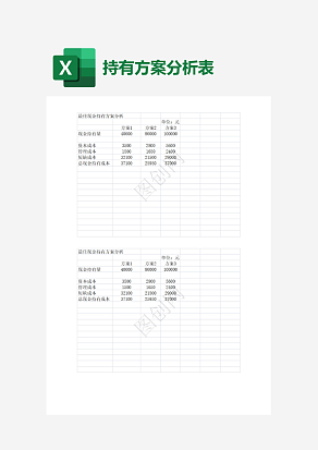 最佳现金持有方案分析表