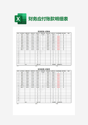 公司财务报表对账单