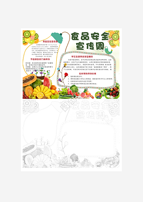 食品安全手抄报word