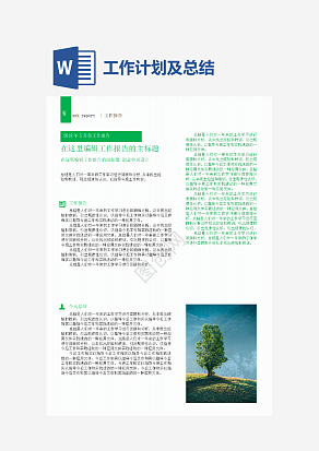 工作报告及个人总结