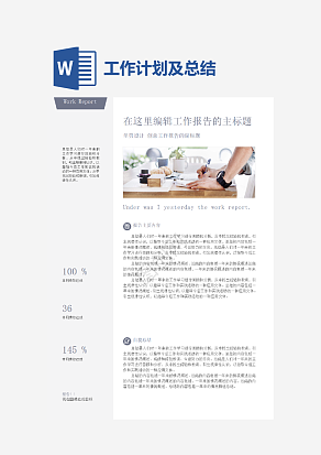 自我总结及业绩报告内容