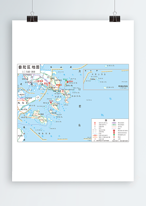 普陀区全要素地图（高清EPS版）