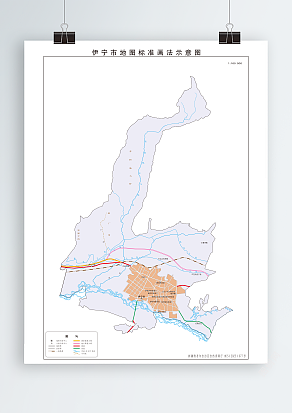 伊犁哈萨克自治州-伊宁市（高清EPS版）