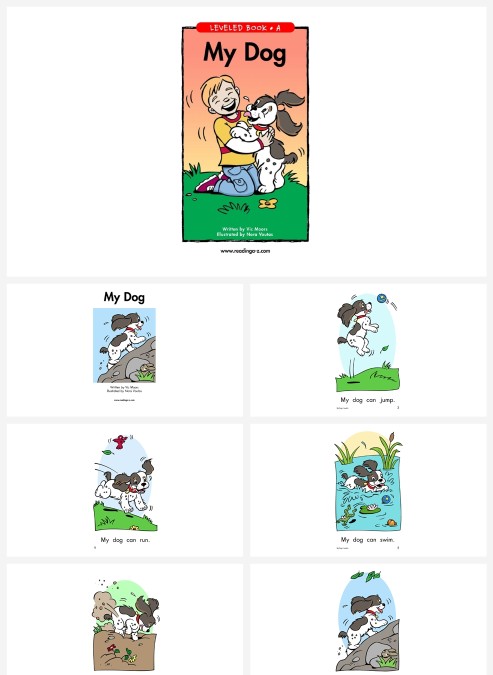 卡通英语绘本maydog教学绘本PPT