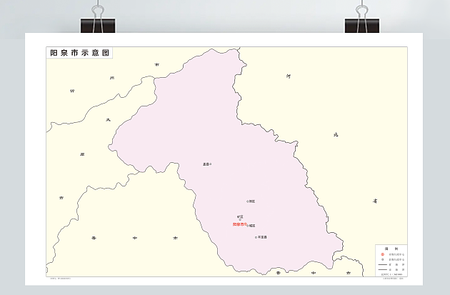 阳泉市示意图