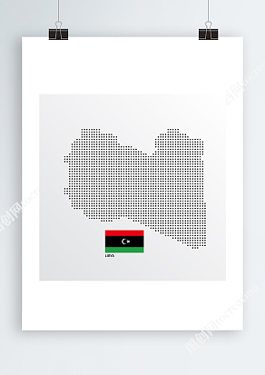 Libya地图Ai锚点数据信息分布展示图