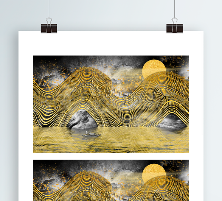 简洁清晰背景帷幕