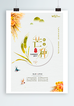 中国传承传统二十四节气芒种